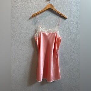 NWOT Vintage rare Victoria's Secret gold label Pink Satin Garment NEW